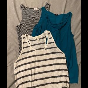 3 tank tops